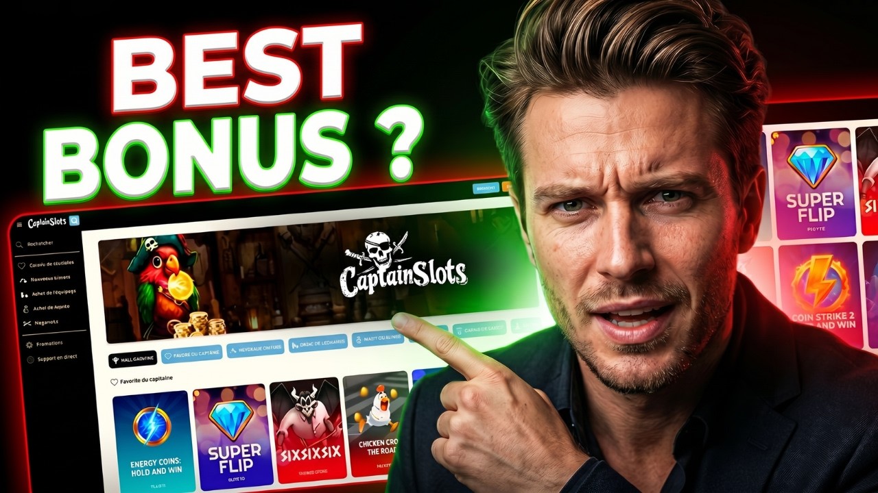 CAPTAIN SLOTS CASINO – Best no wager bonus in 2026 ? I check everything for you ! 🔥